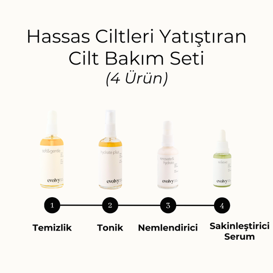 Natural Skin Care Routine Set for Sensitive Skin