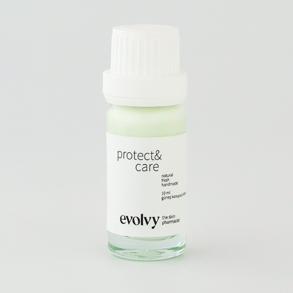 Protect & Care SPF 50+ – DENEME BOYU- Hassas ve Kolay Kızaran Ciltler İçin Nemlendirici Etkili Güneş Koruyucu, Doğal ve Vegan
