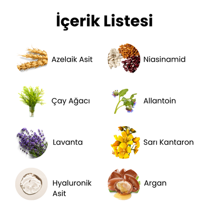 RSC Cream, DENEME BOYU Nemlendirici Krem, Rozalı Cilt Dostu, Azelaik Asit, Çay Ağacı, Niasinamid, Cilt Bariyeri Onarıcı, Sakinleştirici, Doğal ve Vegan