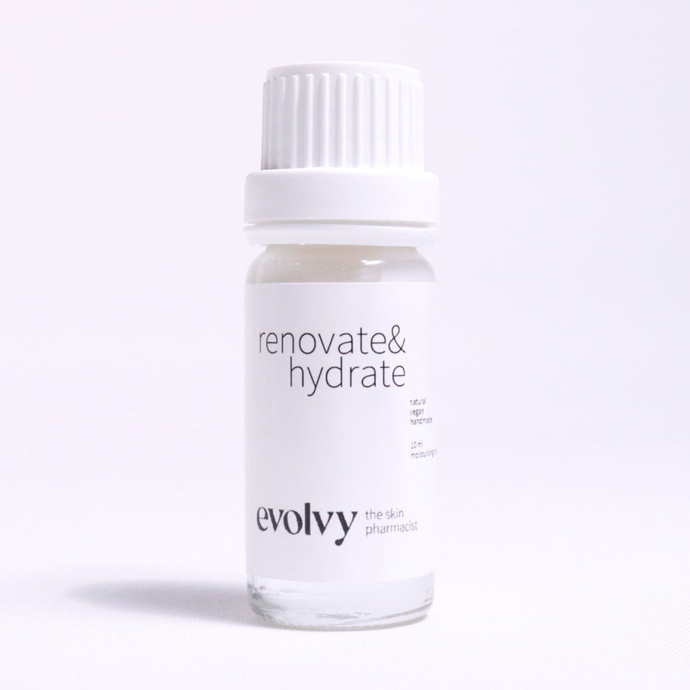 Renovate & Hydrate – DENEME BOYU (10 ml)-  Hassas ve Kolay Kızaran Ciltler İçin Onarıcı Nemlendirici Krem, Doğal ve Vegan