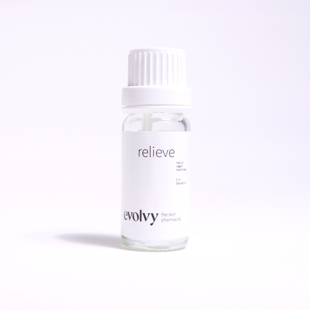 Relieve Serum DENEME BOYU (5ml) – Hassas ve Kolay Kızaran Ciltler İçin Sakinleştirici Serum, Doğal ve Vegan